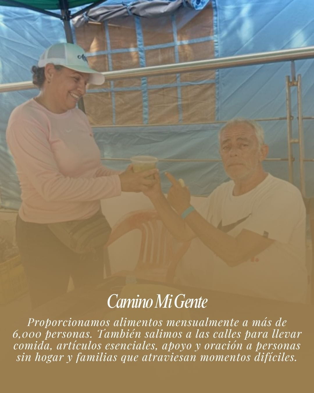Servimos con amor a las familias más necesitadas de nuestra comunidad.